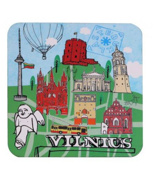 Padėkliukas puodeliui Vilnius